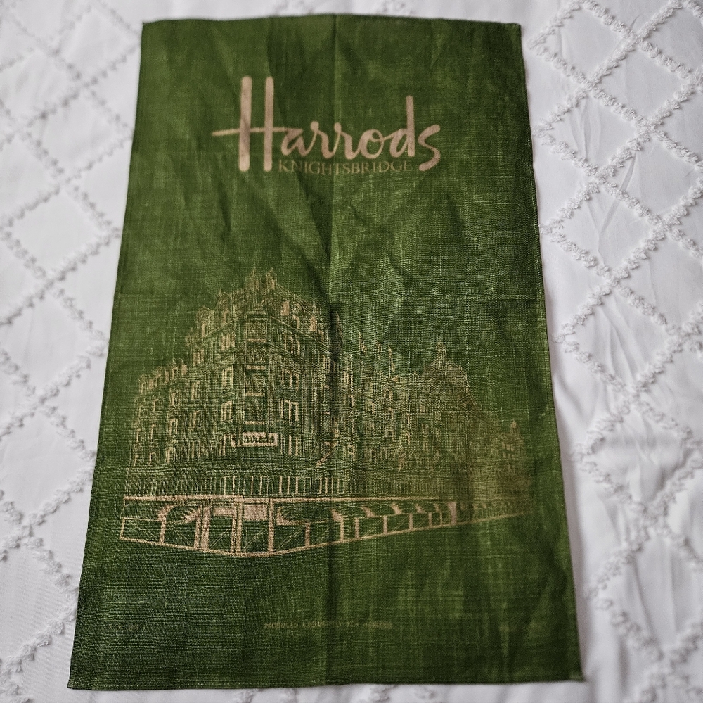 Irish Linen "Harrods" Dish Towel.